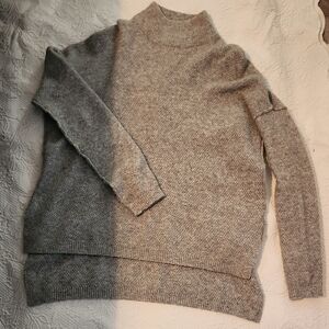 Shrinking Violet Gray Women's Turtleneck Sweater
